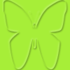 Green Butterfly Background