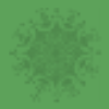 green snowflake background